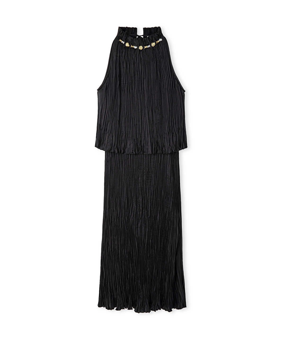 Textured Embellished Dress
