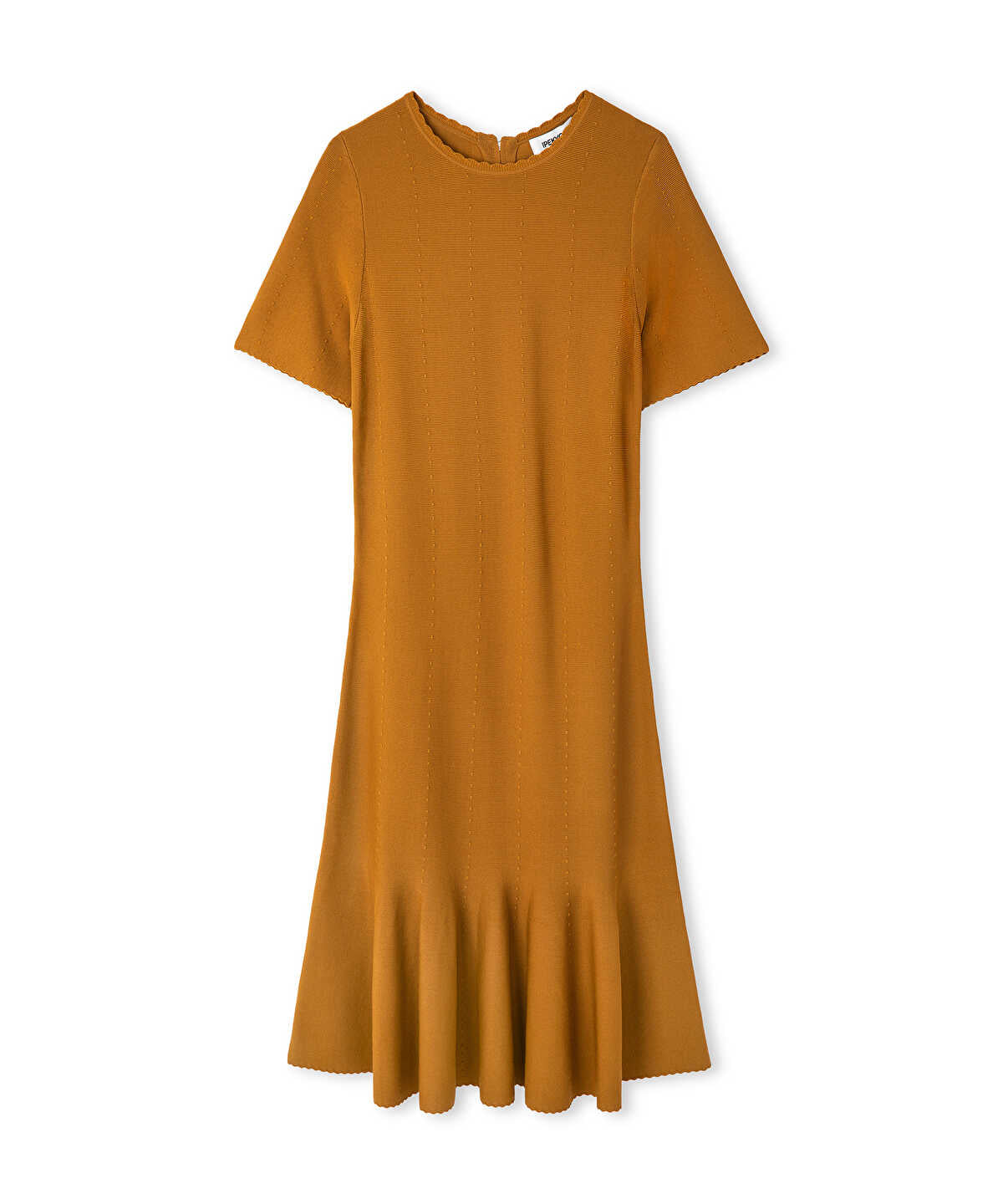 Flounced Knit Dress