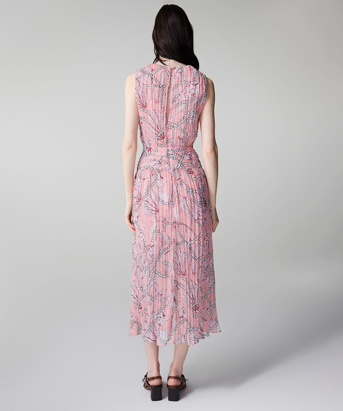 Printed Cutout Dress