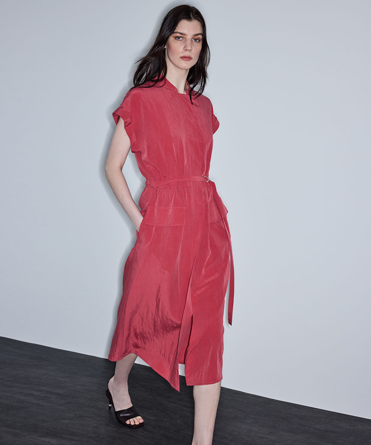 Belted Shirt Dress