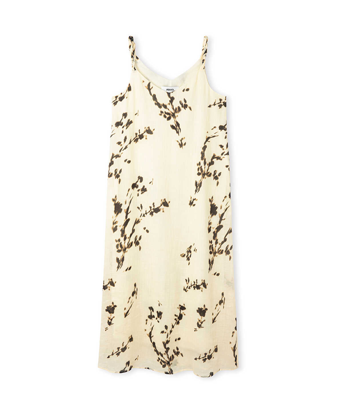 Printed Ramie Dress
