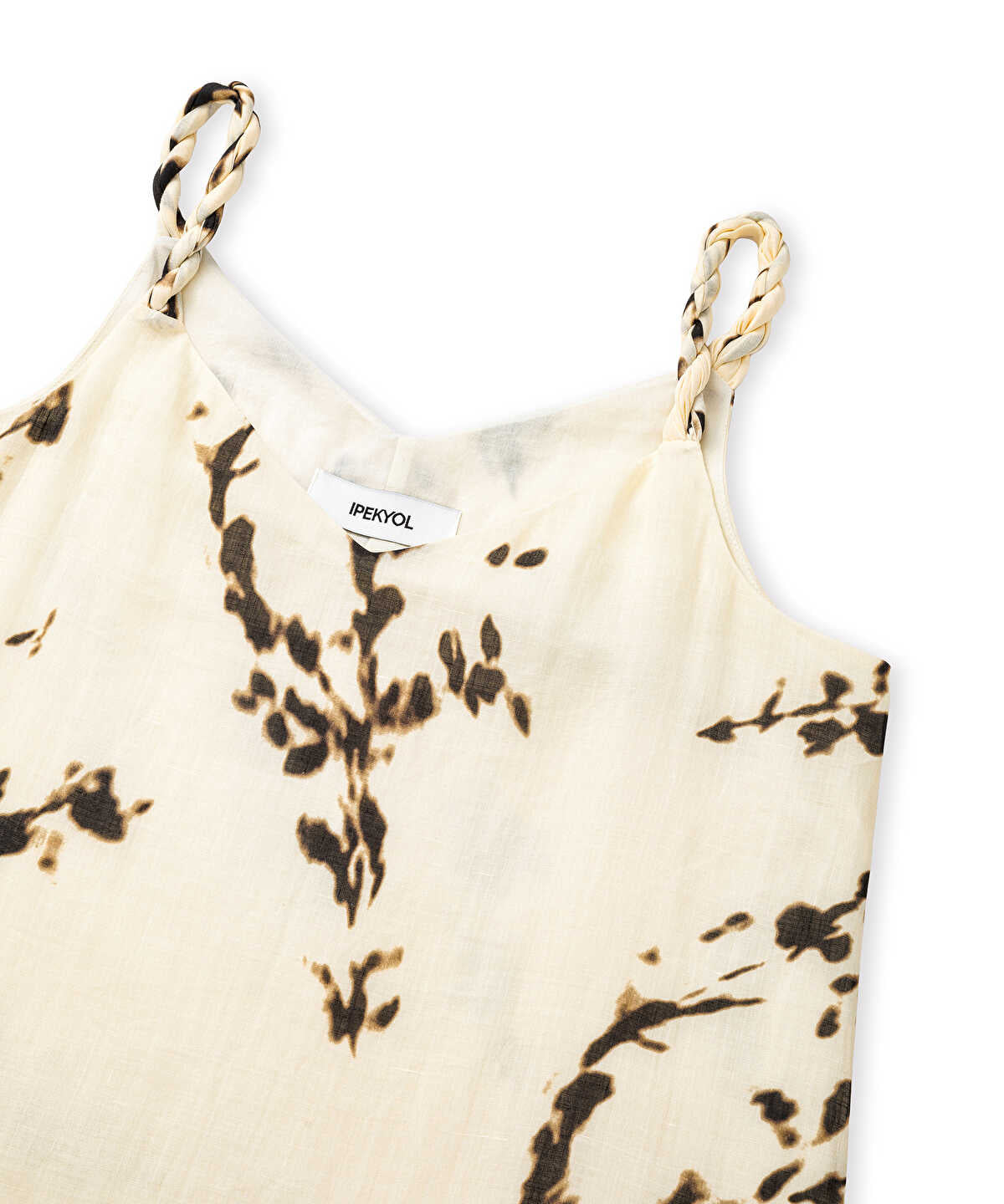 Printed Ramie Dress
