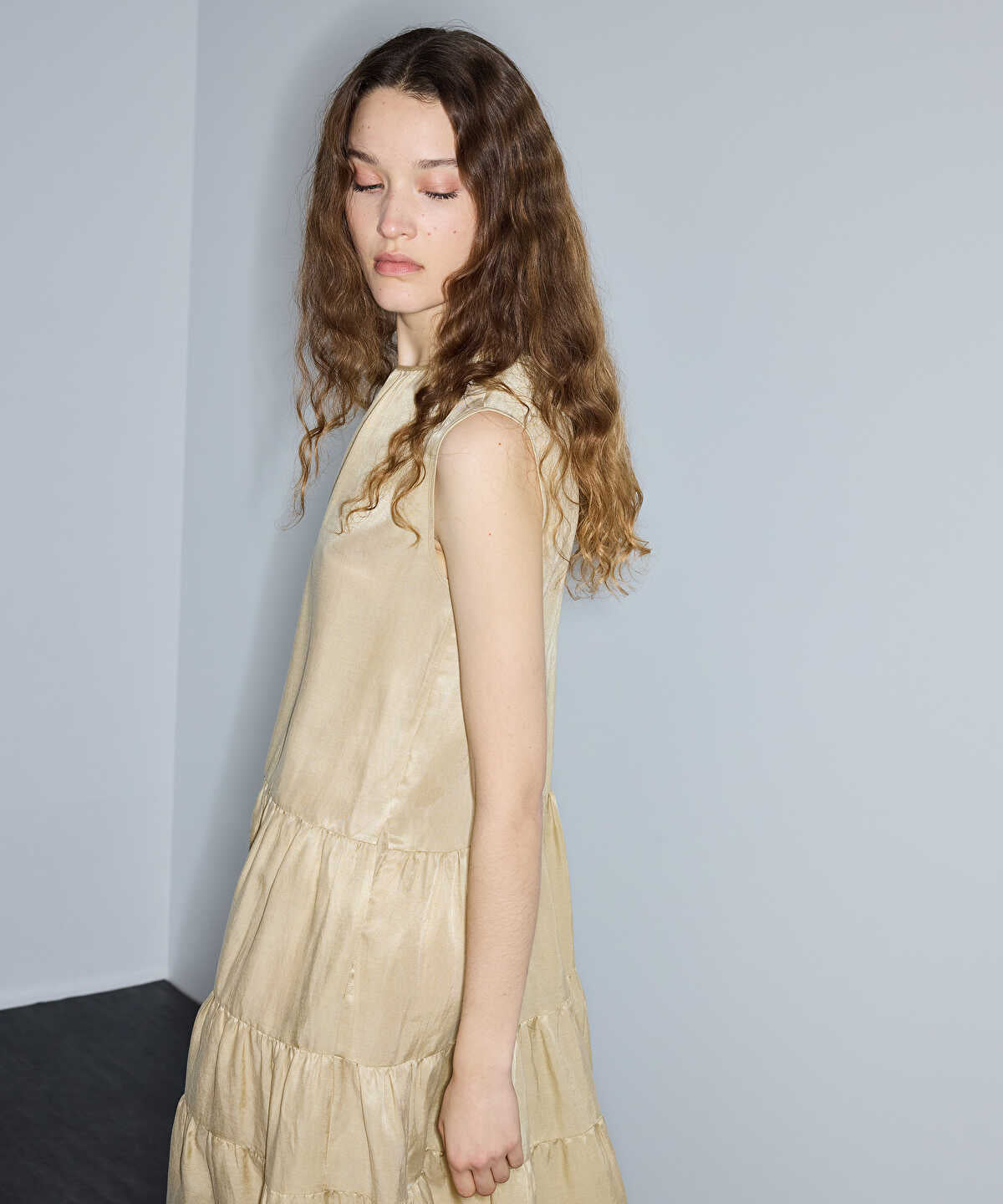 Tiered Midi Dress