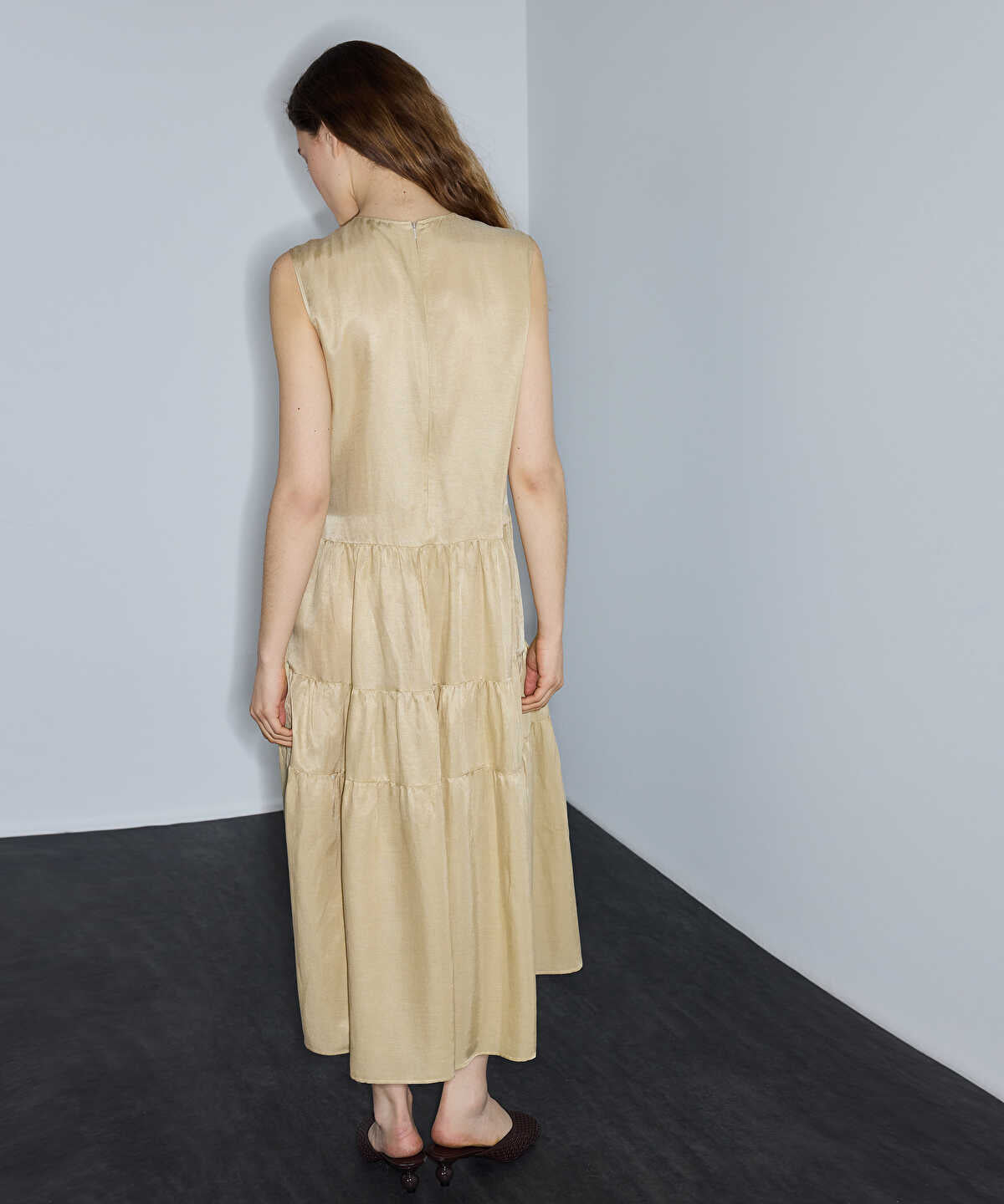 Tiered Midi Dress