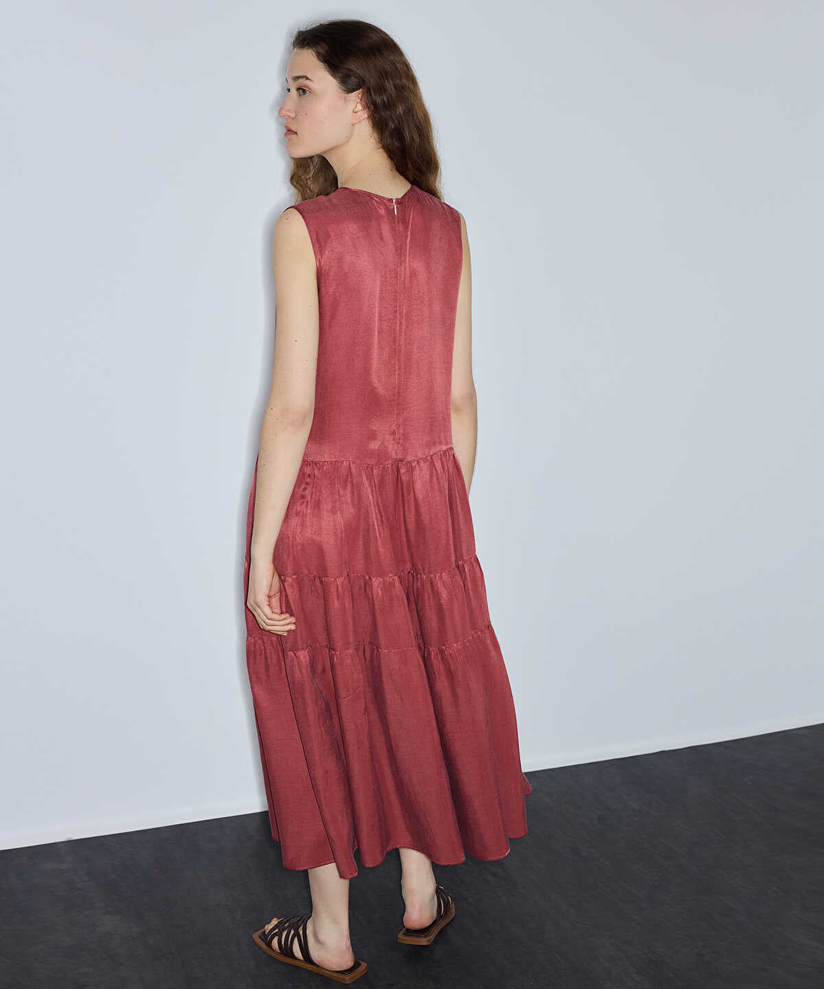 Tiered Midi Dress