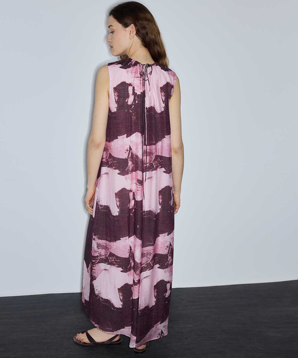 Printed Midi Dress