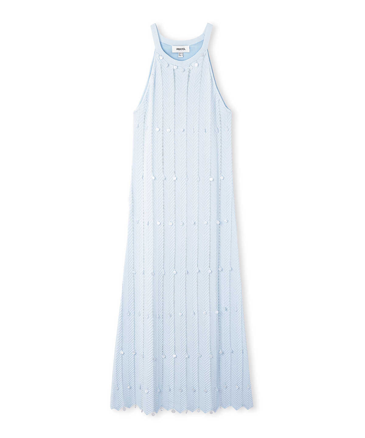 Embellished Halter Dress