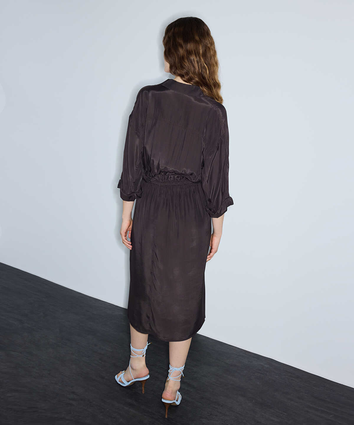 Belted Viscose Dress