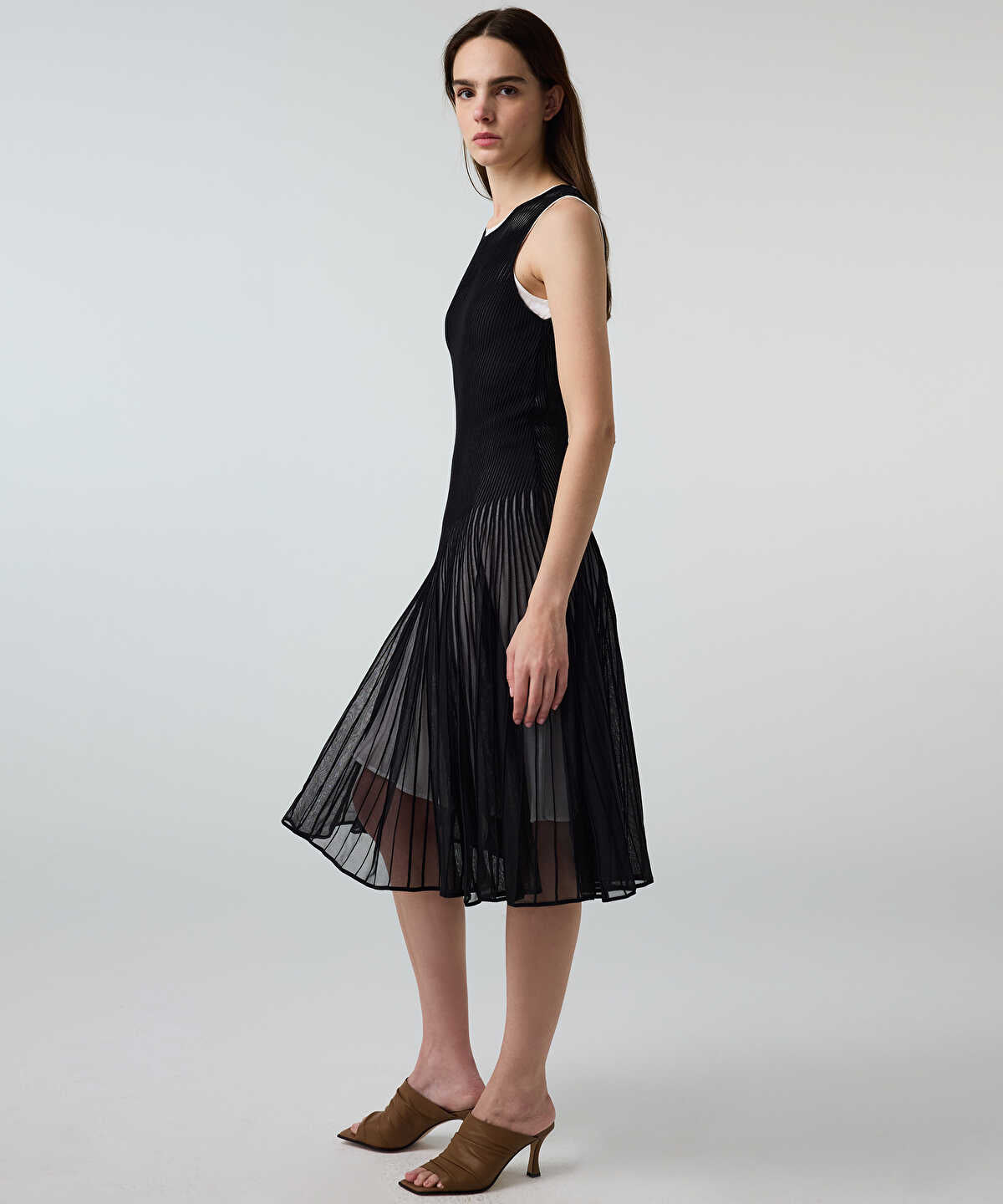 Color-Block Layered Dress