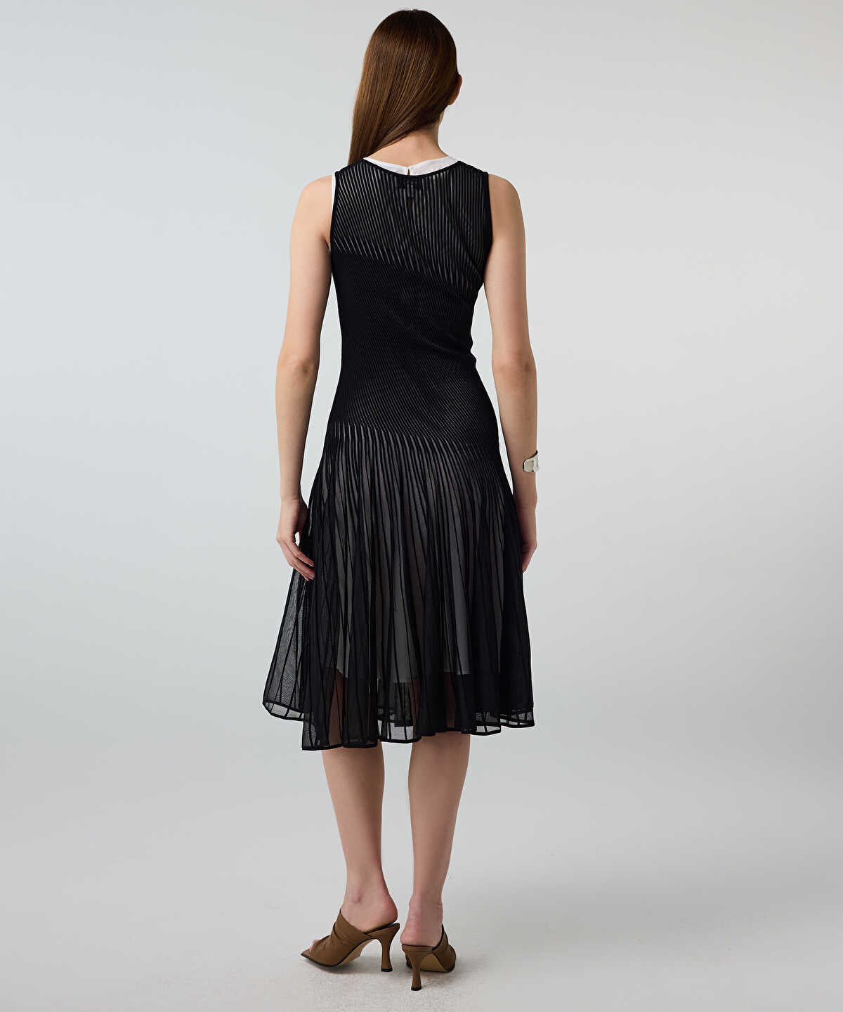 Color-Block Layered Dress