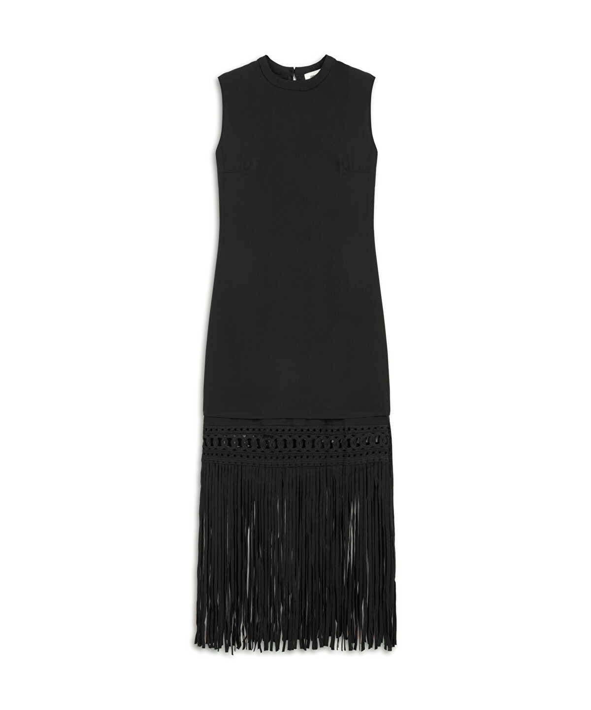 Fringed Hem Dress