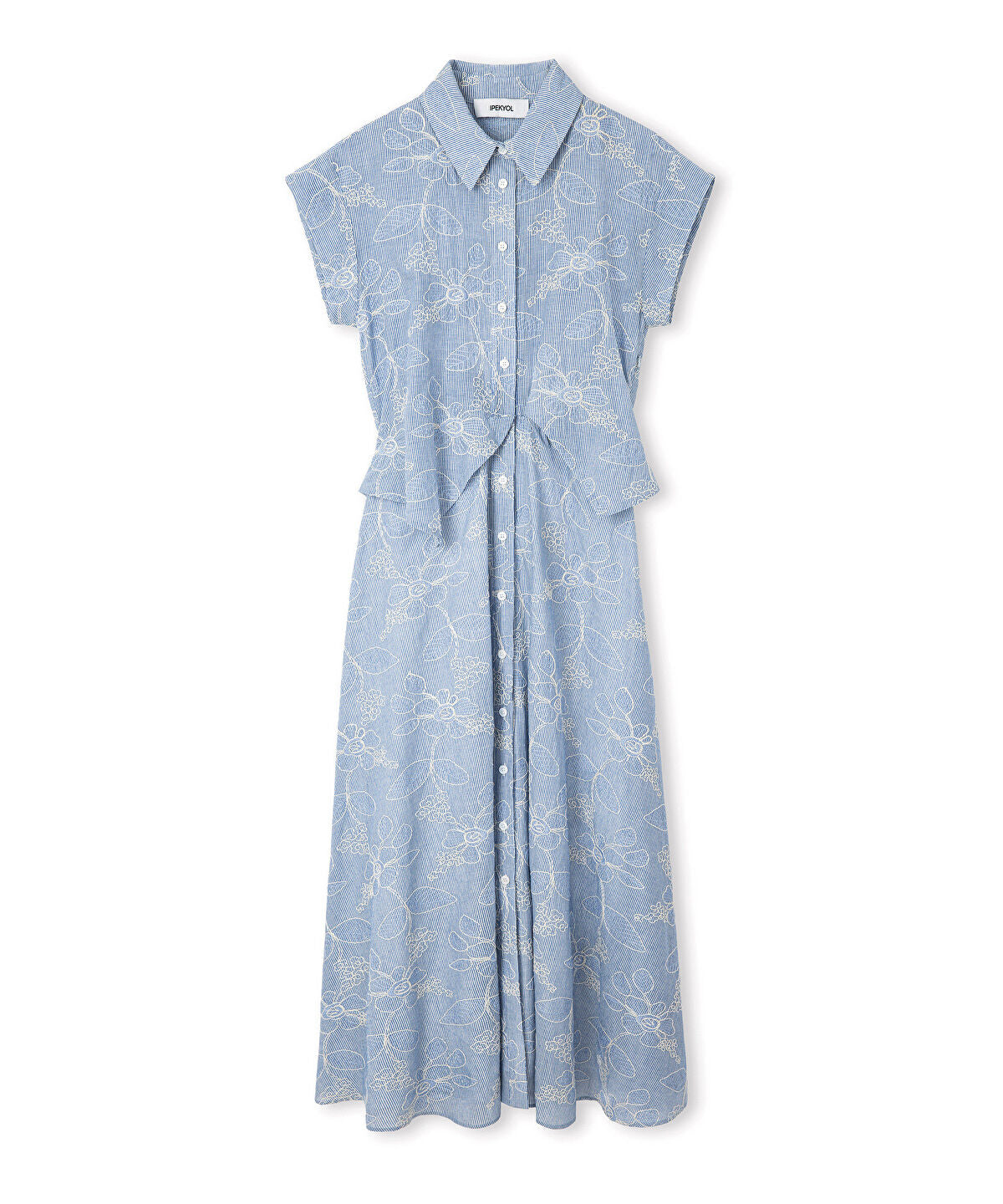 Floral Poplin Dress