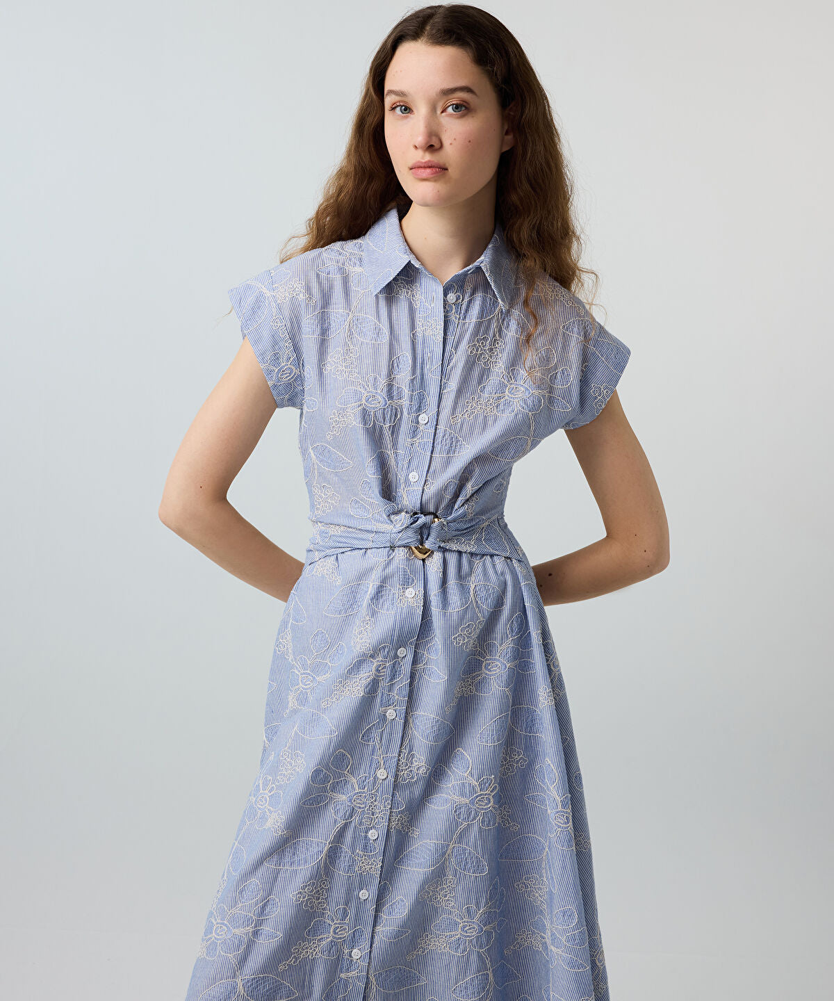 Floral Poplin Dress