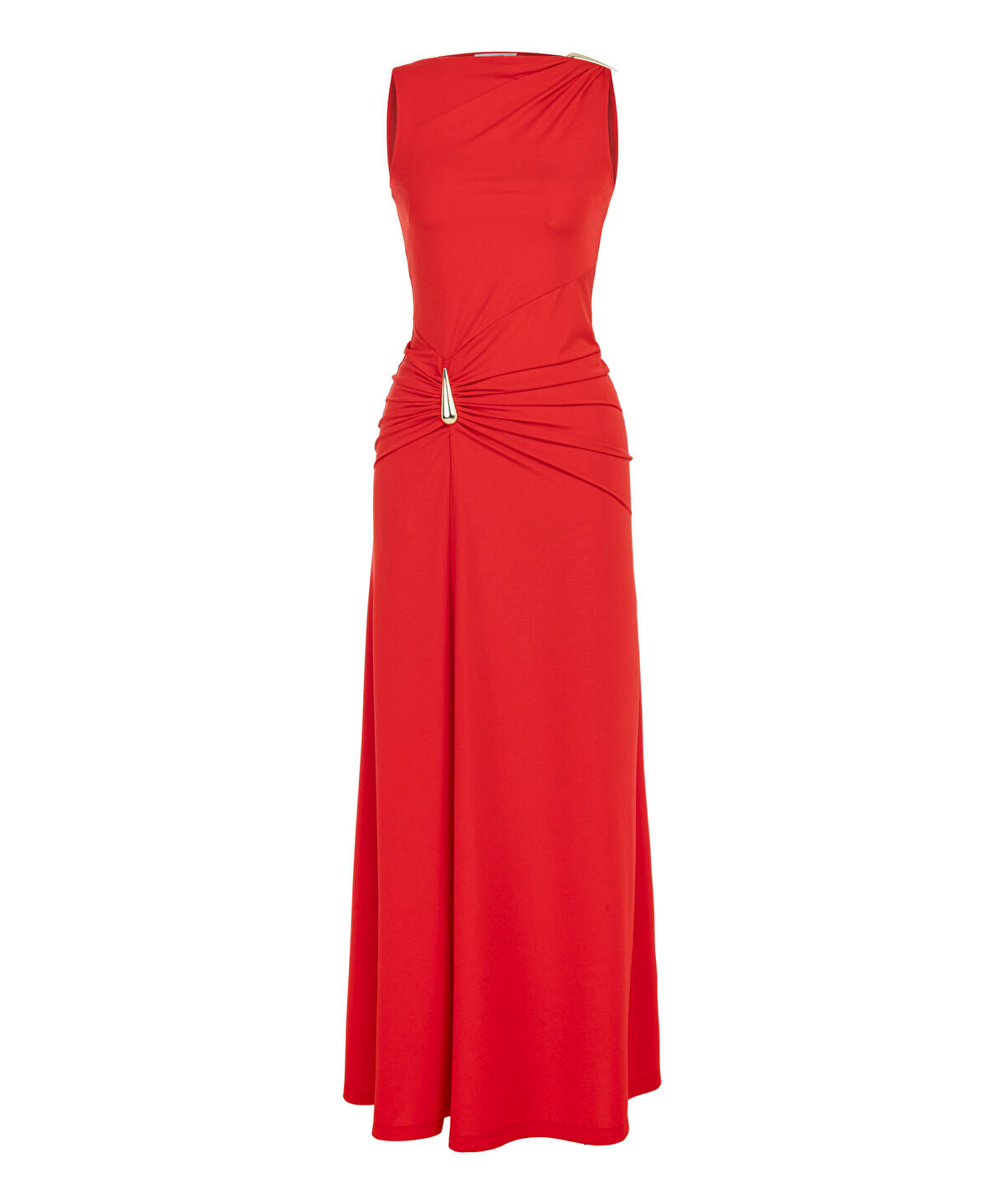 Embellished Gathered Dress