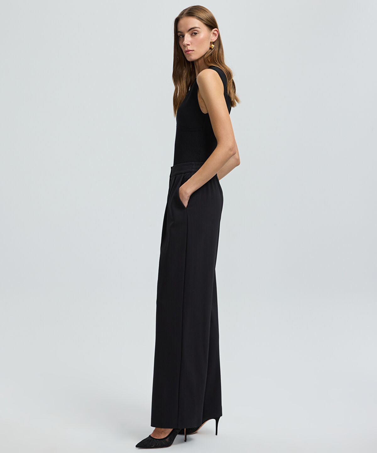 Wide-Leg Trousers