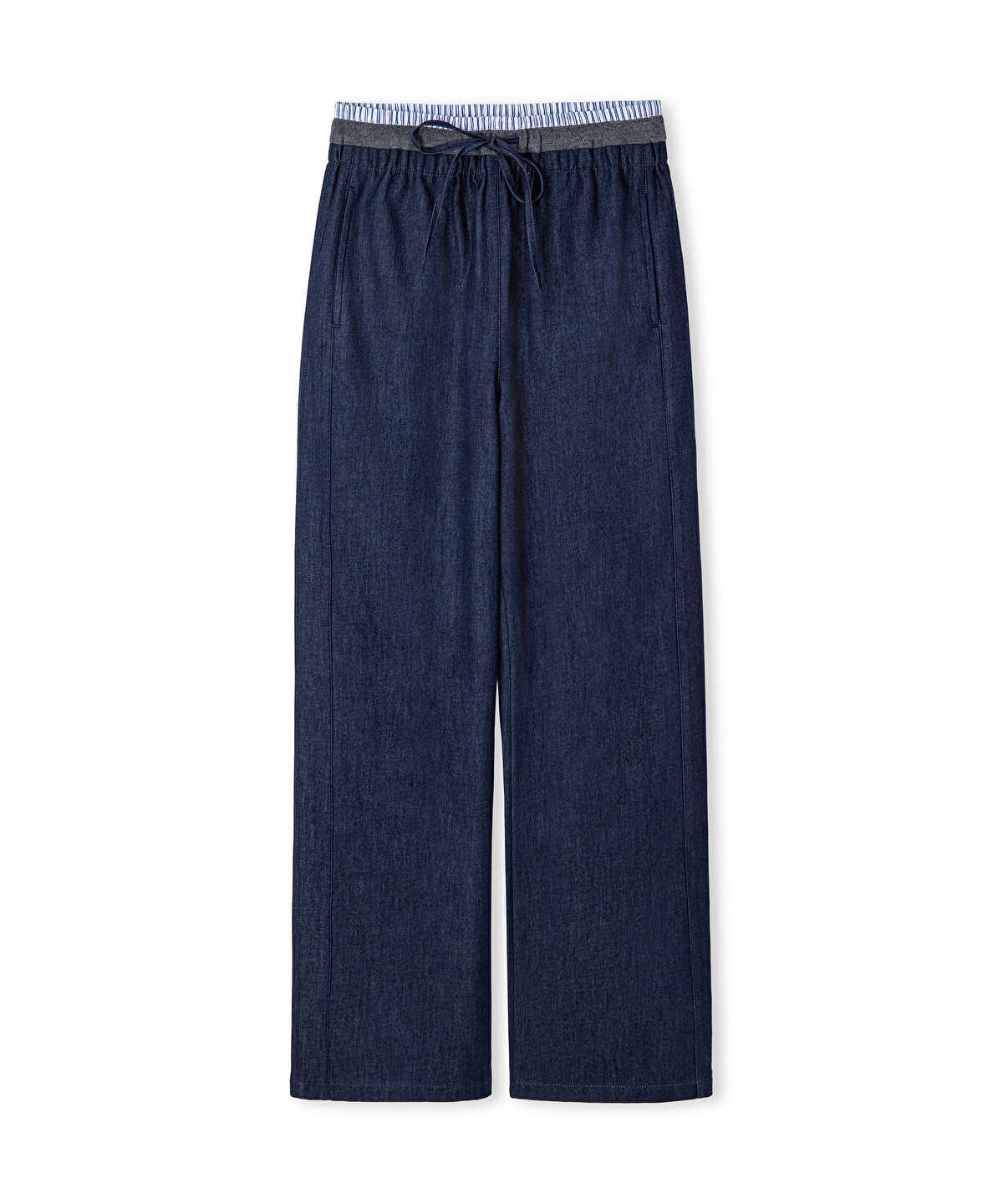 Triple Layer Contrast Waist Trousers