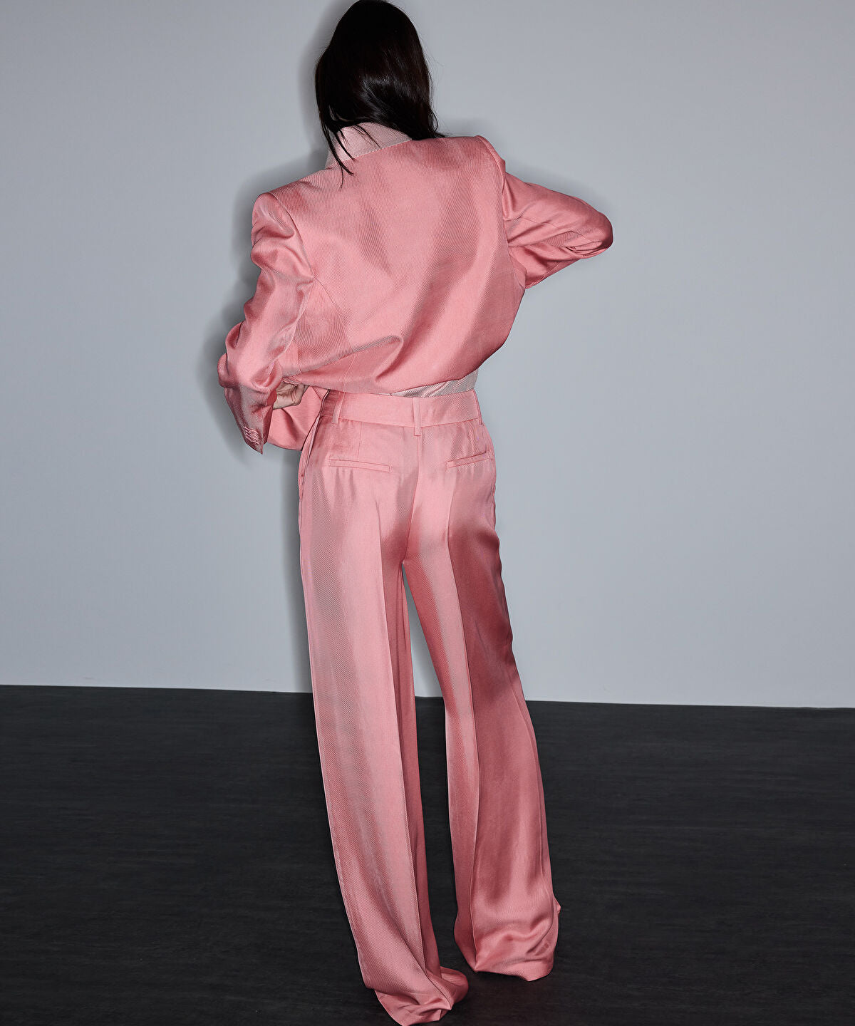 Wide-Leg Viscose Trousers