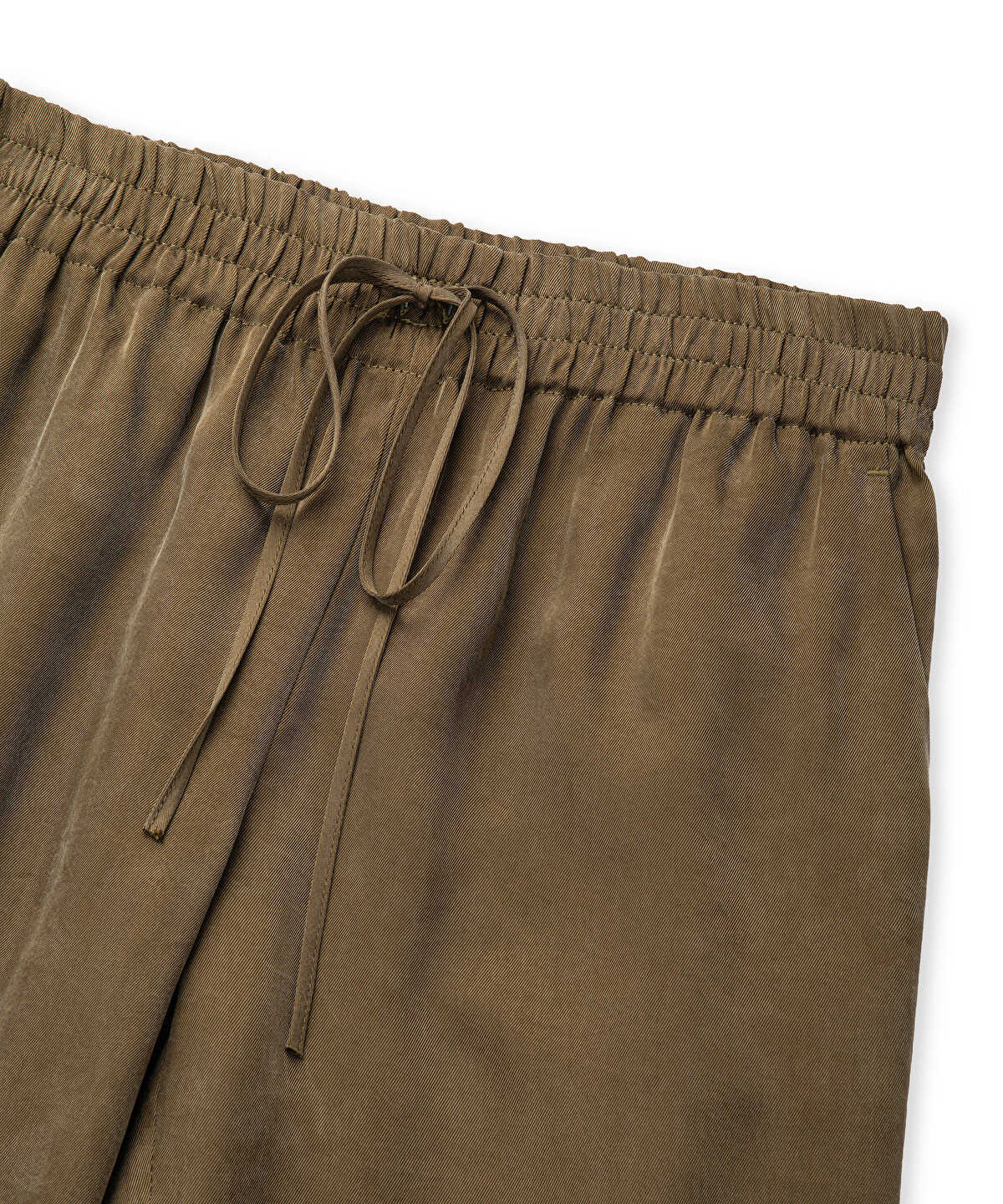Tie Waist Carrot Trousers