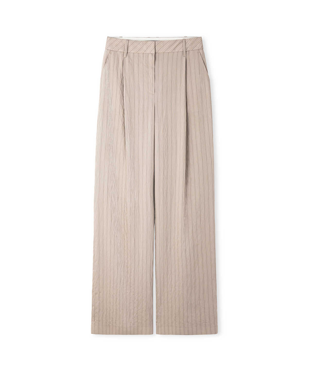 Striped Jacquard Trousers