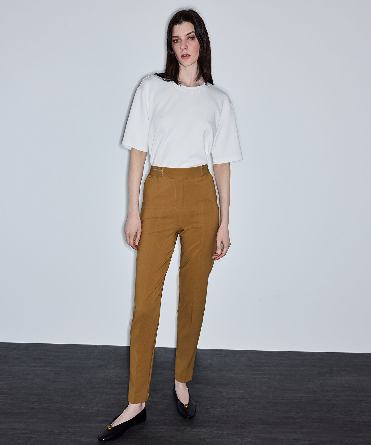 Trousers with Lurex Thread