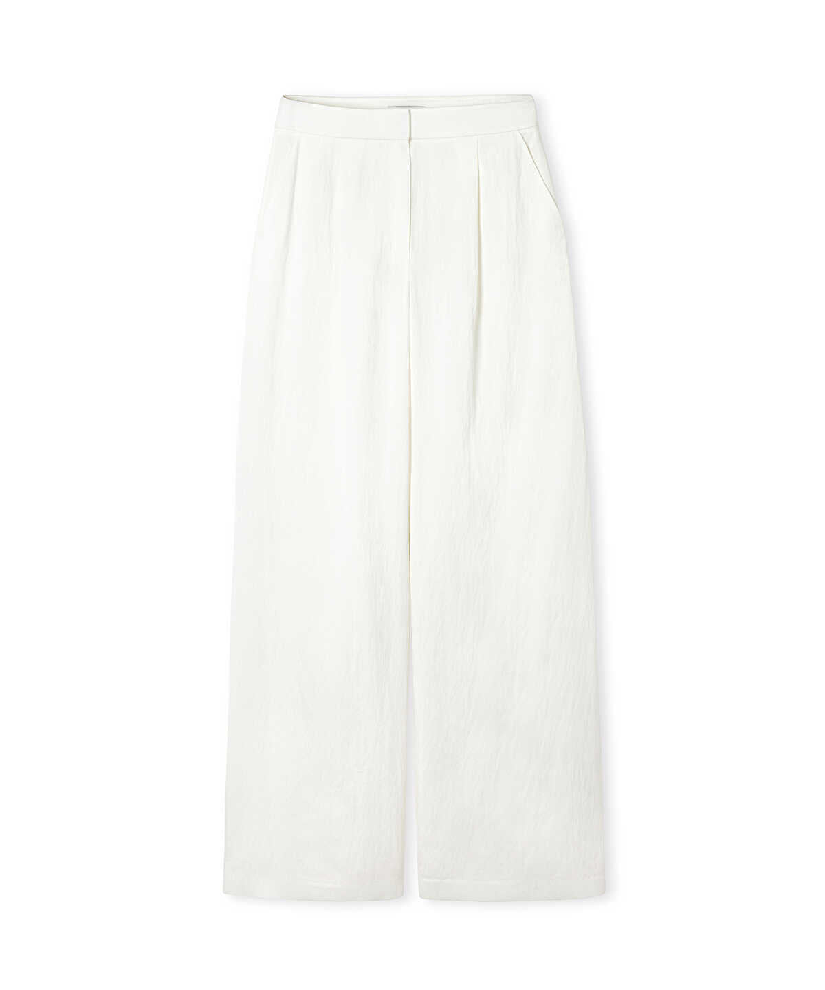 Crinkle-Effect Trousers