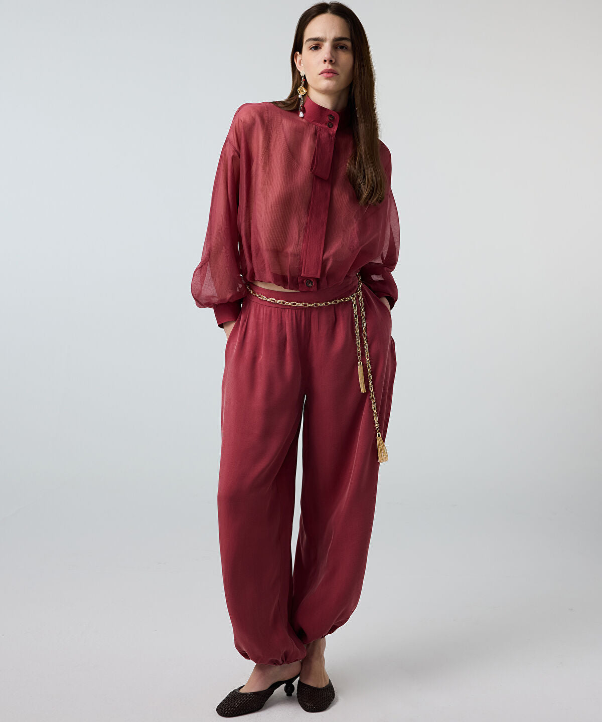 Balloon Fit Trousers