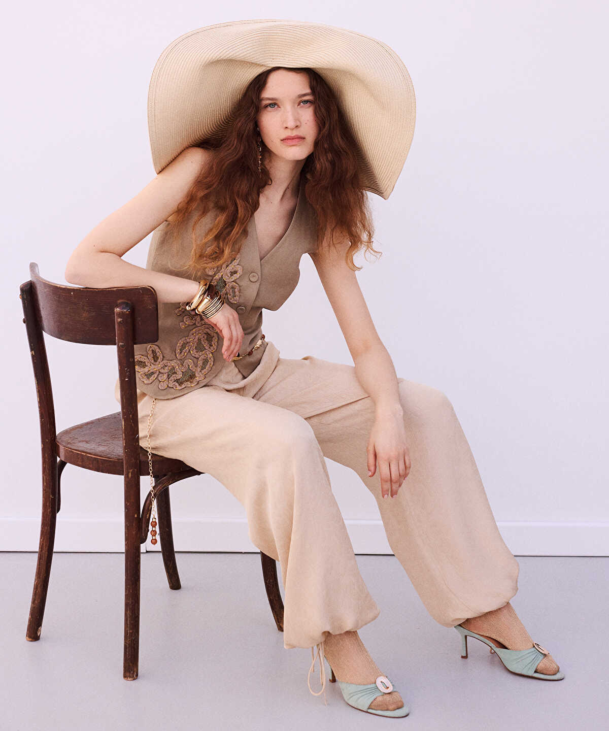 Jacquard Balloon Trousers