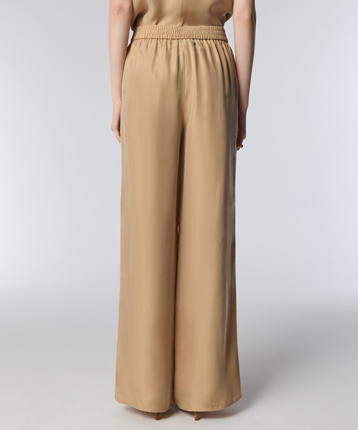 Rhinestone Wide-Leg Trousers