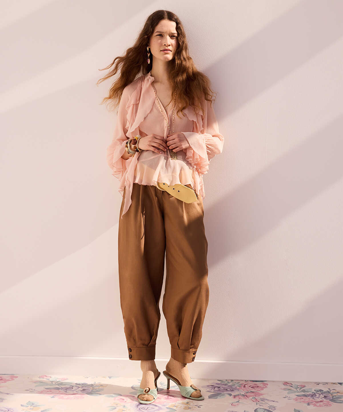 Belted Balloon Trousers