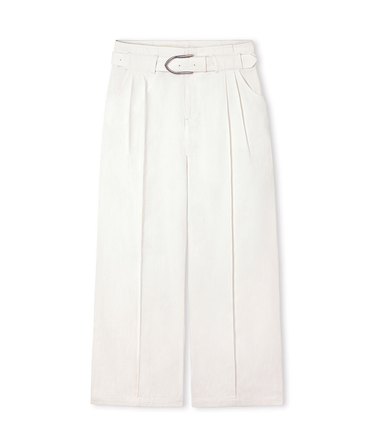 Belted Non-Denim Trousers