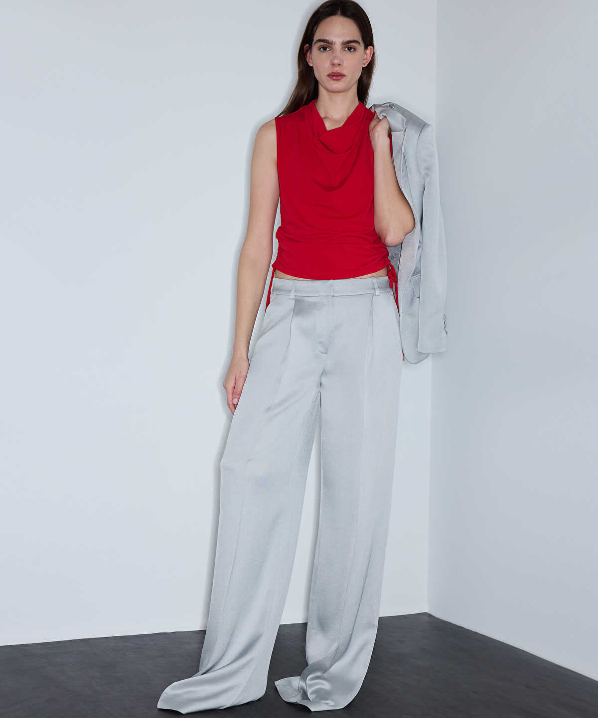 Shiny Tailored Trousers