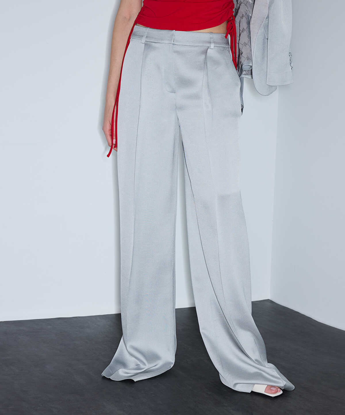 Shiny Tailored Trousers