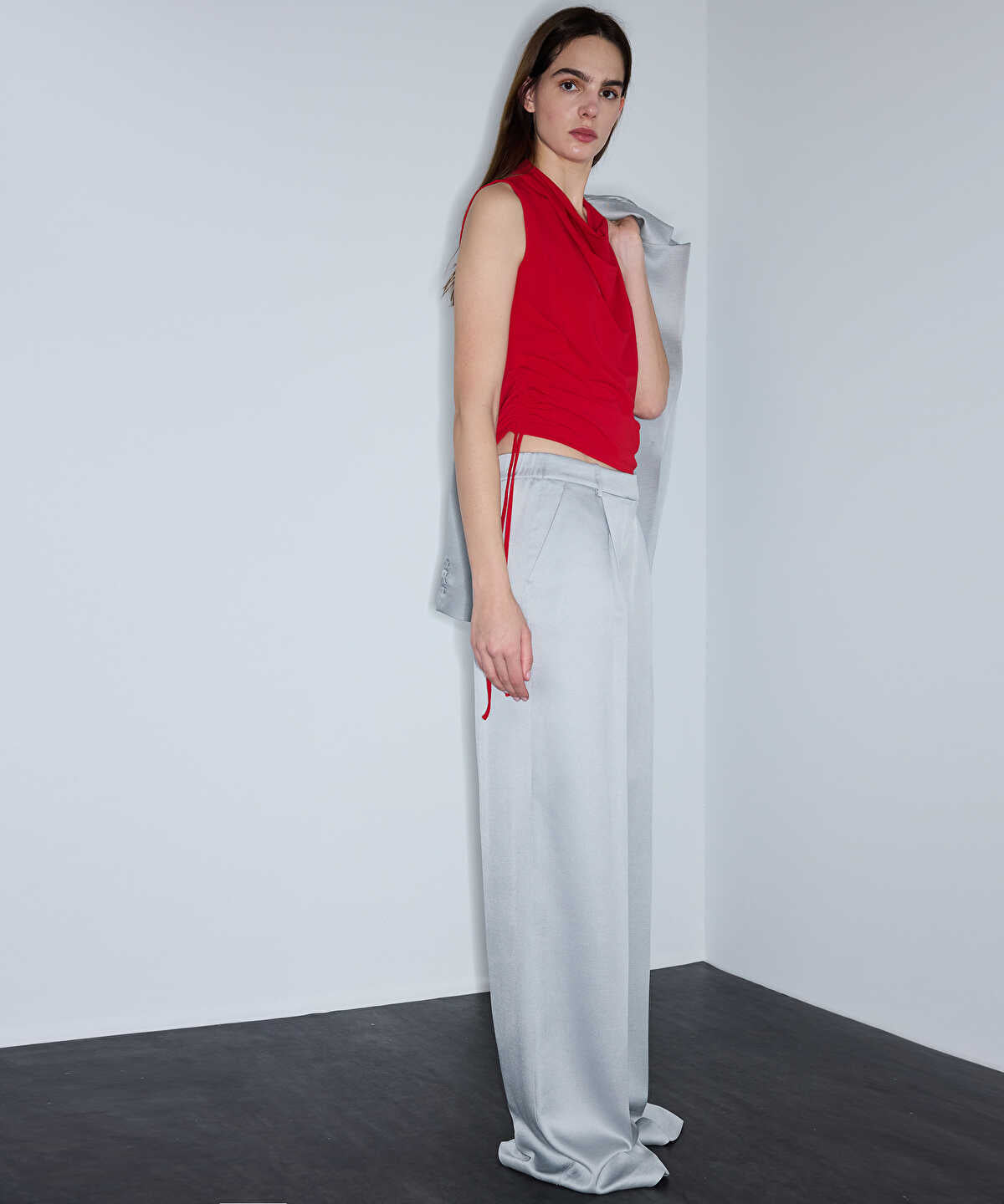 Shiny Tailored Trousers