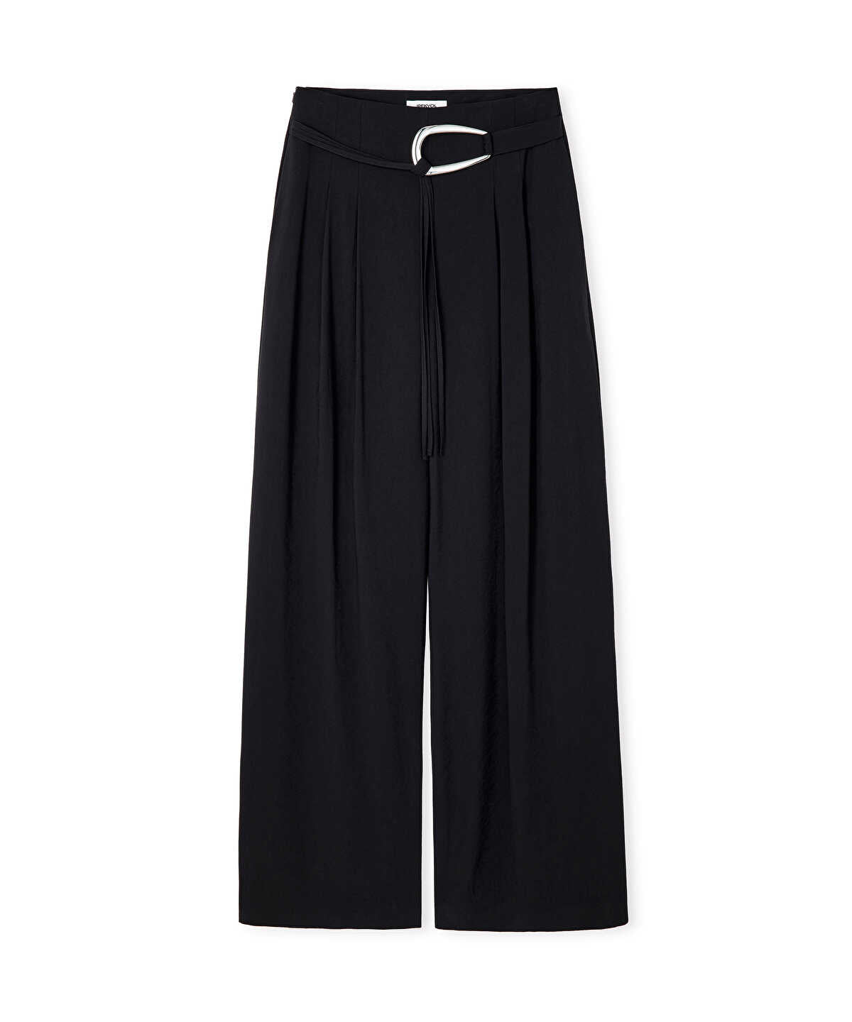 Wide-Leg Trousers with Belt