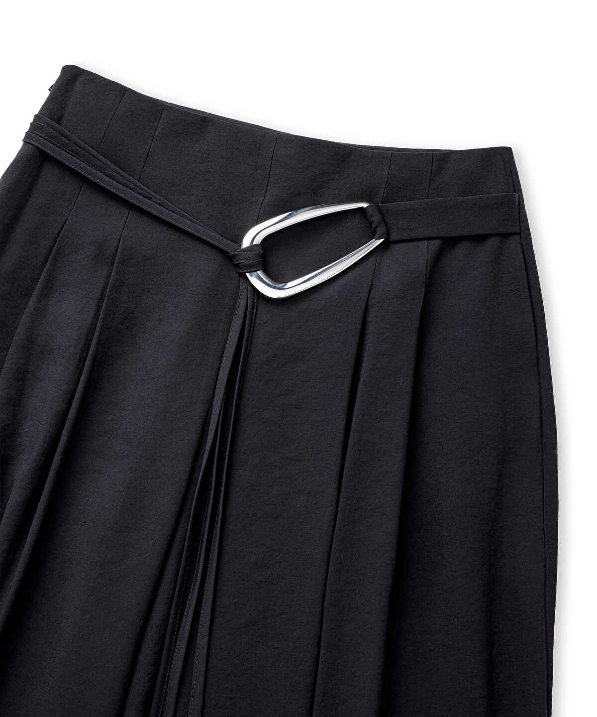 Wide-Leg Trousers with Belt