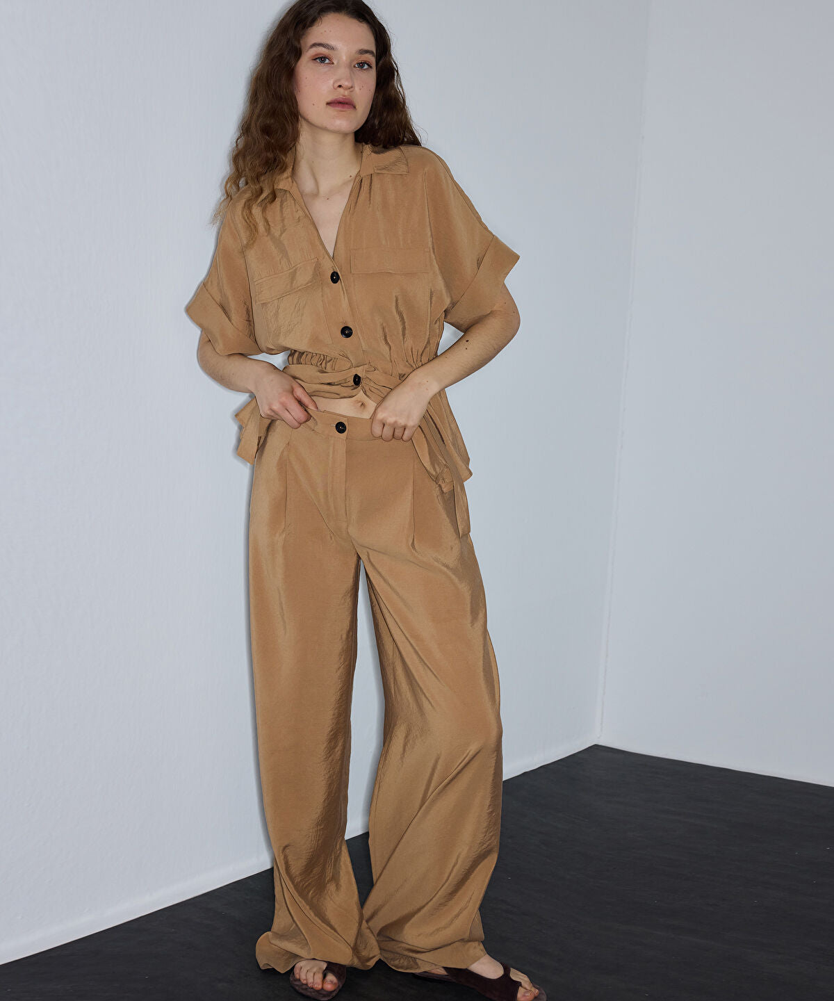 Wide-Leg Trousers