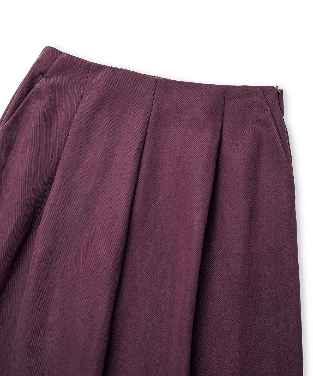 Pleated Wide-Leg Trousers