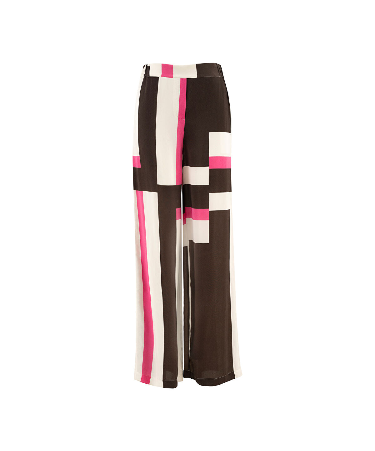 Color-Block Printed Trousers