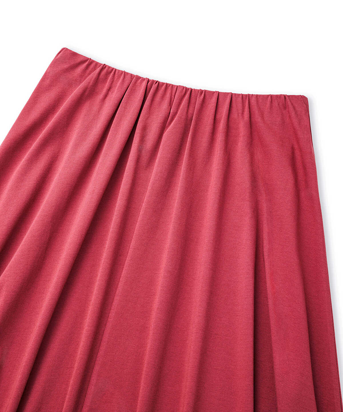 Elastic Waist Maxi Skirt