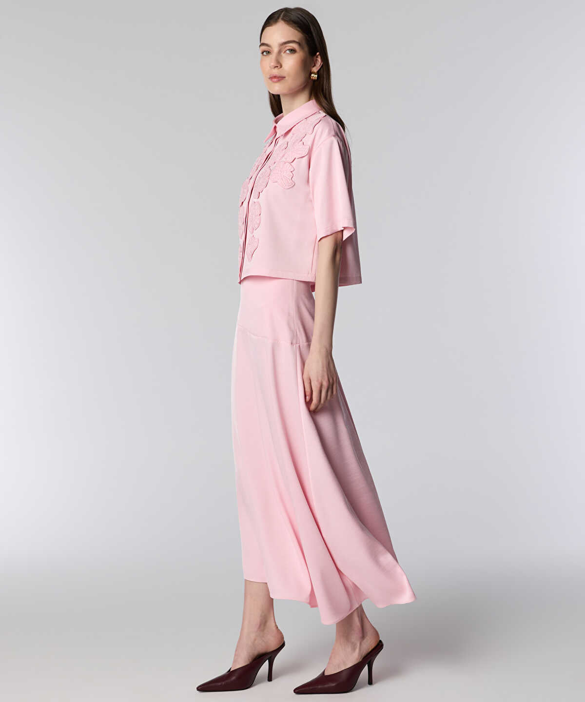 Asymmetric Midi Skirt