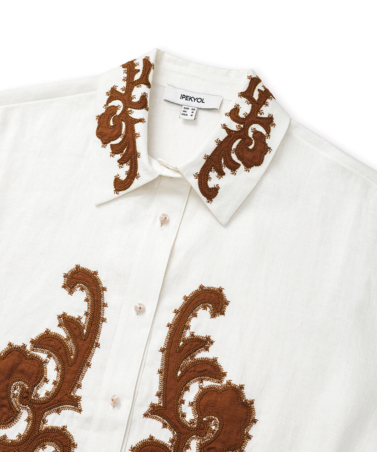 Embroidered Linen Jacket