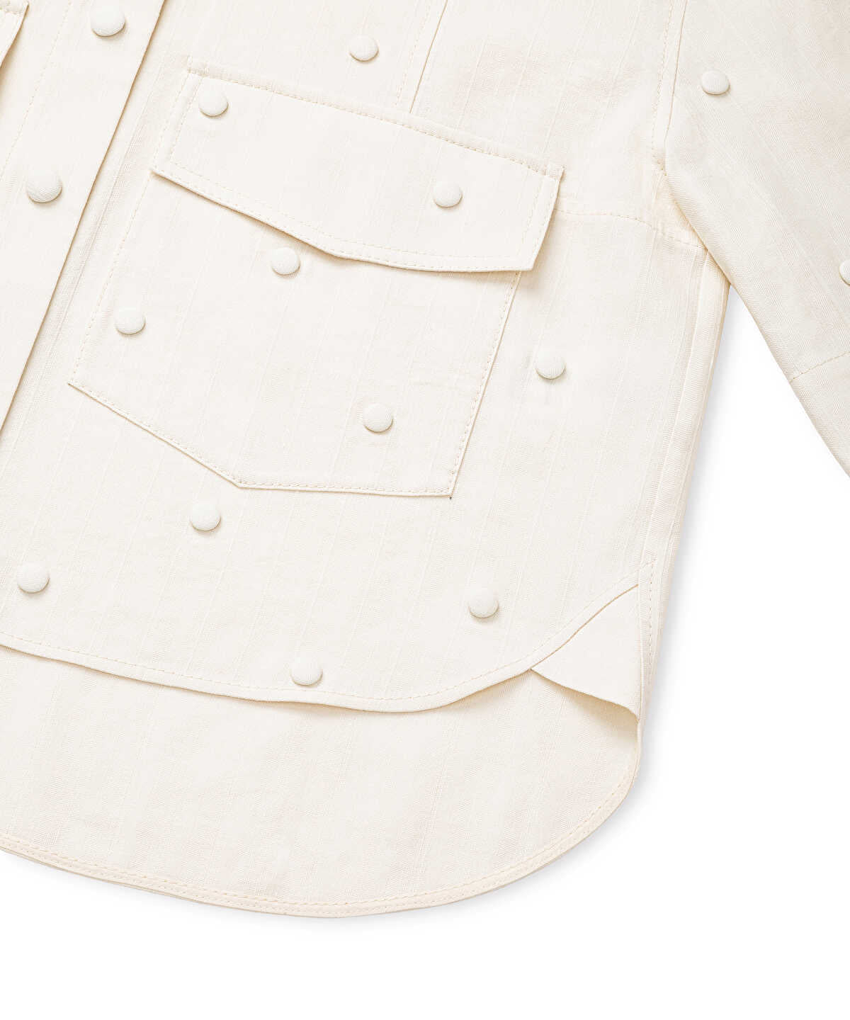 Snap Button Embellished Jacket
