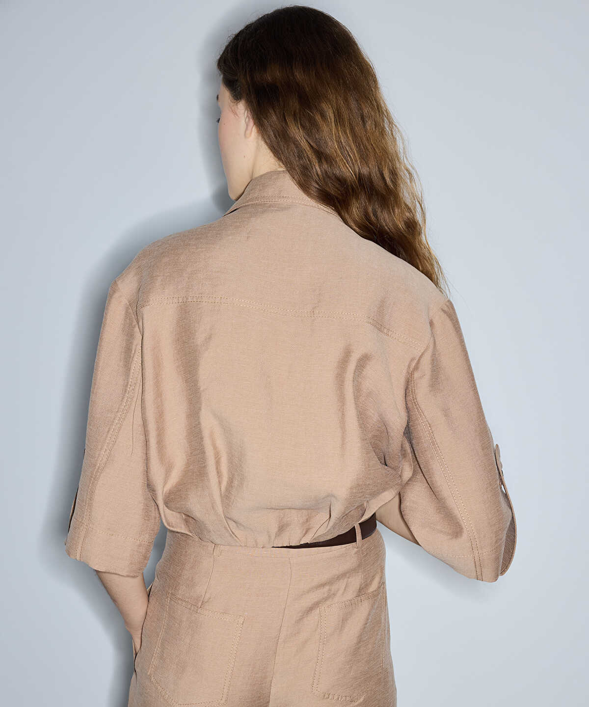 Balloon Hem Jacket