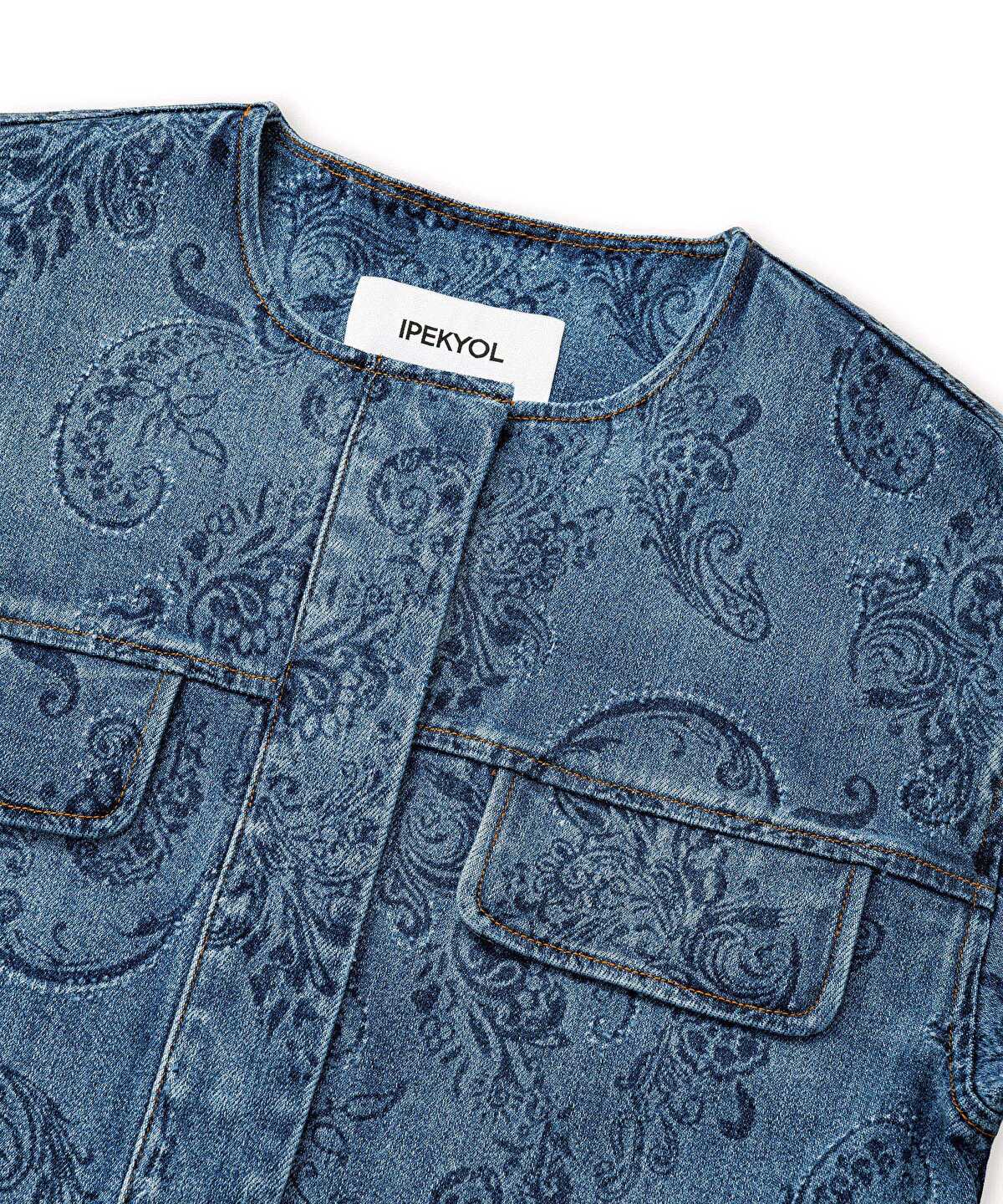 Print Denim Jacket