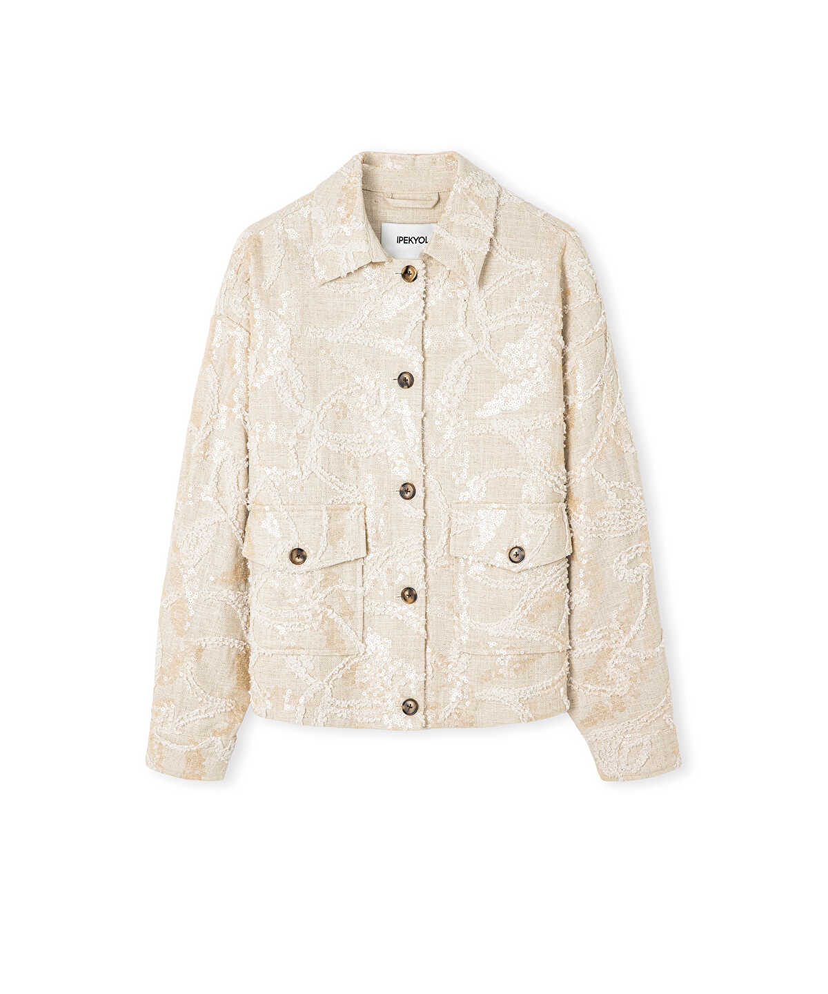 Embellished Shirt Jacket