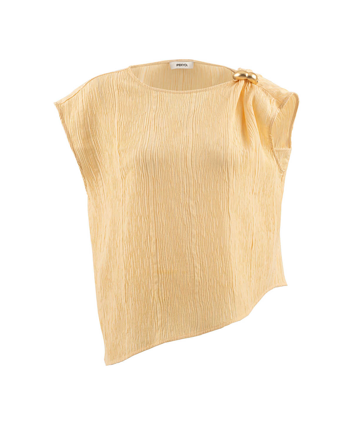 Crinkle-Effect Blouse