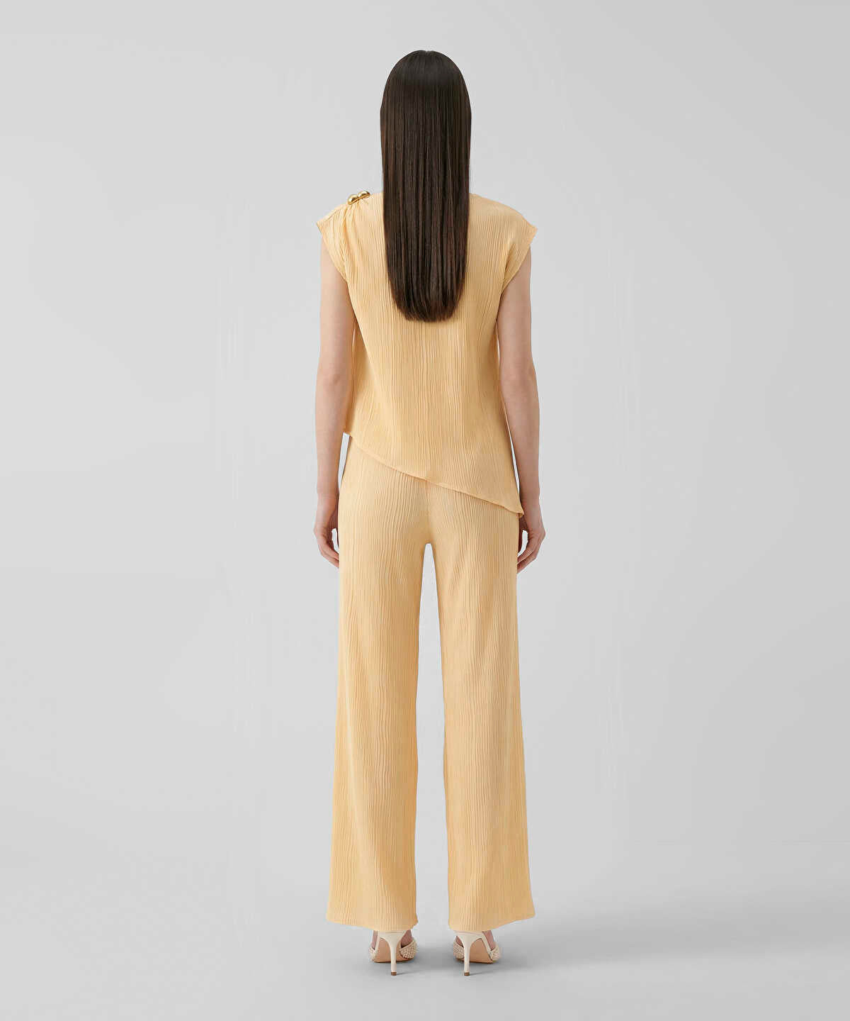 Crinkle-Effect Blouse