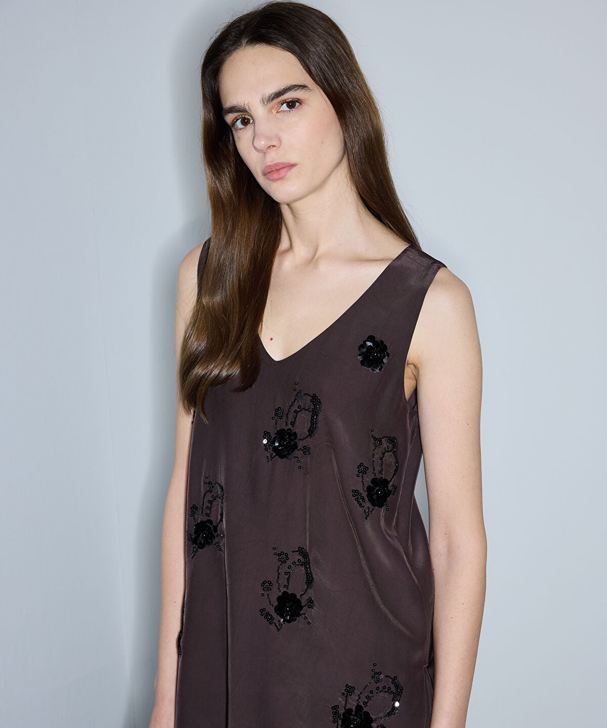 Embellished Viscose Blouse