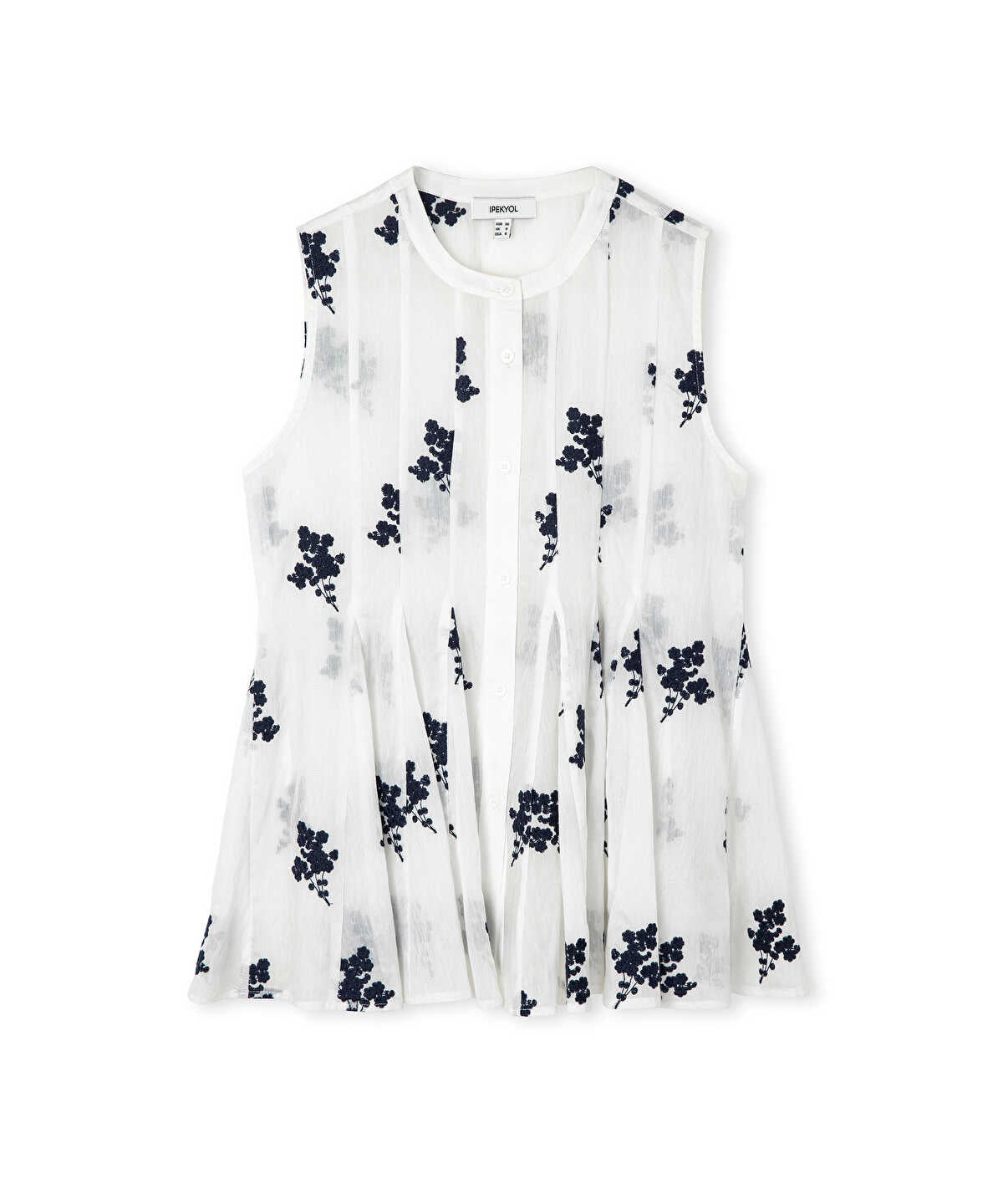 Floral Embroidered Blouse