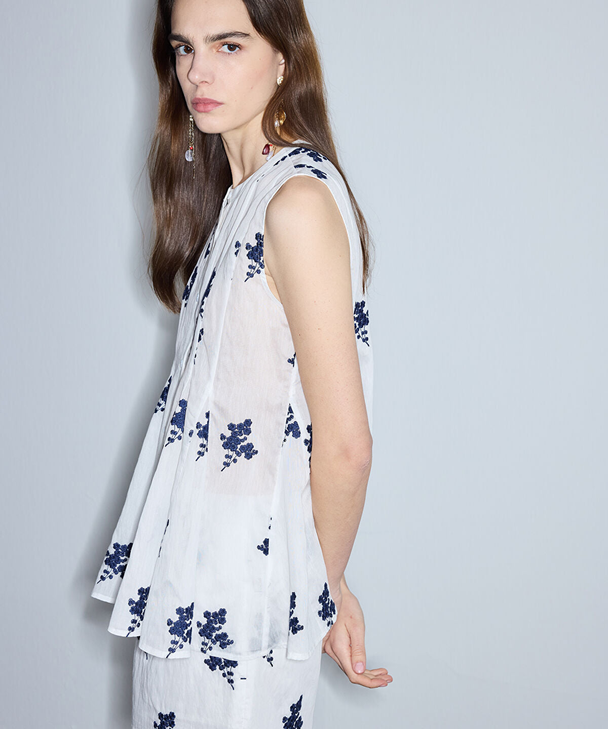 Floral Embroidered Blouse